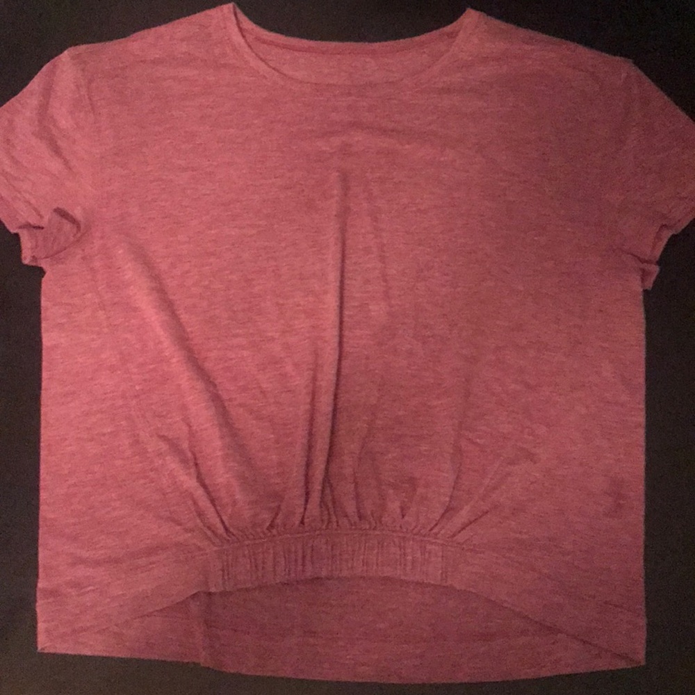 Red crop top